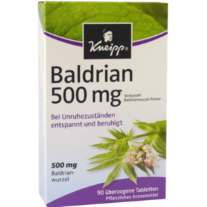 KNEIPP Baldrian 500 überzogene Tabletten