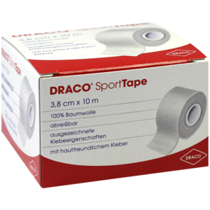 DRACO TAPEVERBAND 3,8 cmx10 m weiß