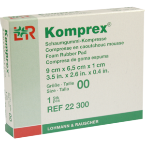 KOMPREX Schaumgummi Kompr.Gr.00 oval