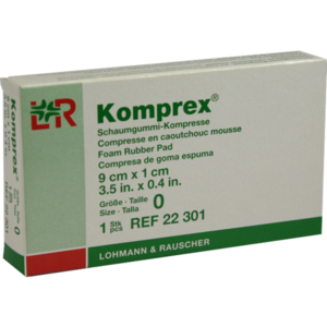 KOMPREX Schaumgummi Kompr.Gr.0 nierenf.