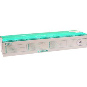 INJEKT Solo Spritze 2 ml LL zentrisch PVC-frei