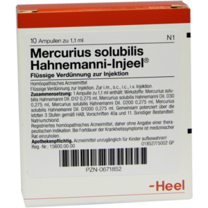 MERCURIUS SOLUBILIS INJEEL Hahnemanni Ampullen