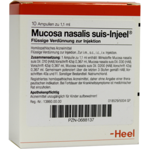 MUCOSA nasalis suis Injeel Ampullen