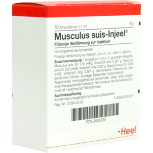 MUSCULUS SUIS Injeel Ampullen