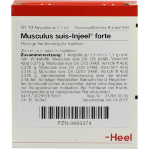 MUSCULUS SUIS Injeel forte Ampullen