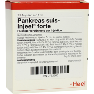 PANKREAS SUIS Injeel forte Ampullen