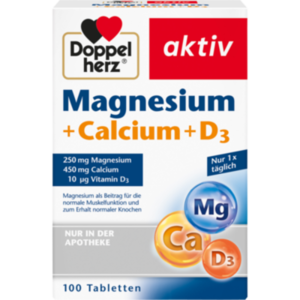 DOPPELHERZ Magnesium+Calcium+D3 Tabletten