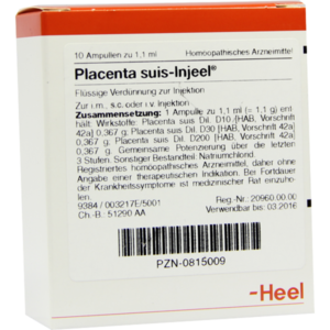 PLACENTA SUIS Injeel Ampullen