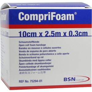 COMPRIFOAM 0,3 cmx10 cmx2,5 m Rolle