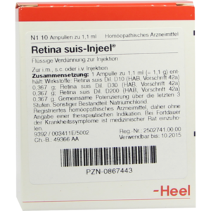 RETINA SUIS Injeel Ampullen