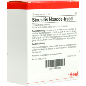 SINUSITIS Nosode Injeel Ampullen