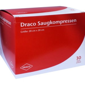 SAUGKOMPRESSEN unsteril 20x20 cm Draco