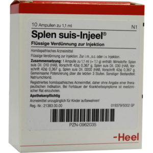 SPLEN suis Injeel Ampullen