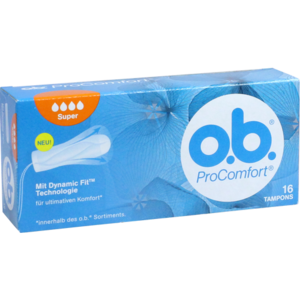 O.B. Tampons ProComfort super