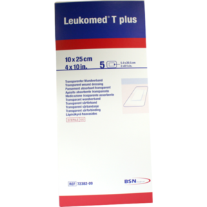 LEUKOMED transp.plus sterile Pflaster 10x25 cm