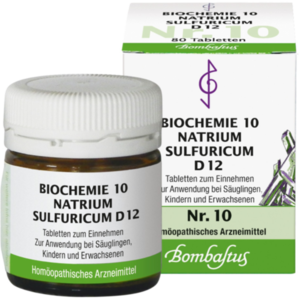 BIOCHEMIE 10 Natrium sulfuricum D 12 Tabletten