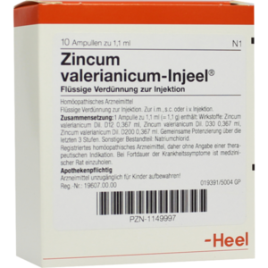 ZINCUM VALERIANICUM INJEEL Ampullen