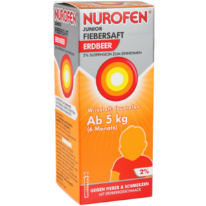 NUROFEN Junior Fiebersaft Erdbeer 2%
