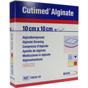 CUTIMED Alginate Alginatkompressen 10x10 cm