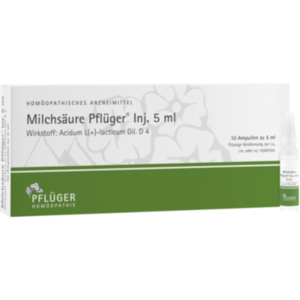 MILCHSÄURE Pflüger Injektionslösung 5 ml