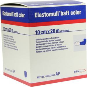 ELASTOMULL haft color 10 cmx20 m Fixierb.blau