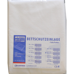 BETTSCHUTZEINLAGE Folie Frottee 100x200 cm