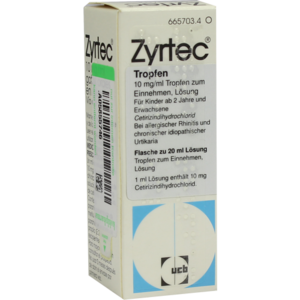 ZYRTEC 10 mg/ml Tropfen