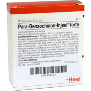 PARA BENZOCHINON Injeel forte Ampullen