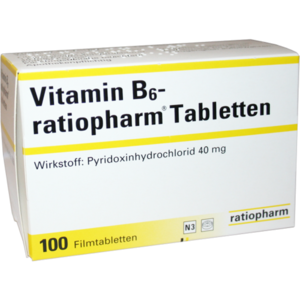 VITAMIN B6-RATIOPHARM 40 mg Filmtabletten