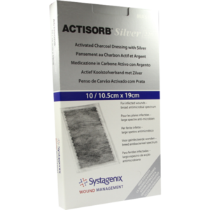 ACTISORB 220 Silver 10,5x19 cm steril Kompressen