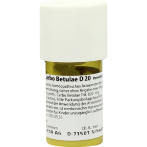 CARBO BETULAE D 20 Trituration