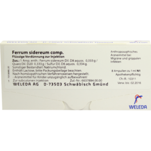 FERRUM SIDEREUM COMP.Ampullen