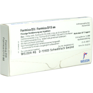 FORMICA D 3/Formica D 15 aa Ampullen