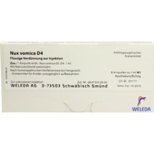 NUX VOMICA D 4 Ampullen