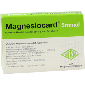 MAGNESIOCARD 5 mmol Plv.z.Her.e.Lsg.z.Einnehmen