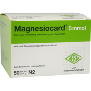 MAGNESIOCARD 5 mmol Plv.z.Her.e.Lsg.z.Einnehmen