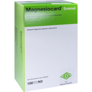 MAGNESIOCARD 5 mmol Plv.z.Her.e.Lsg.z.Einnehmen