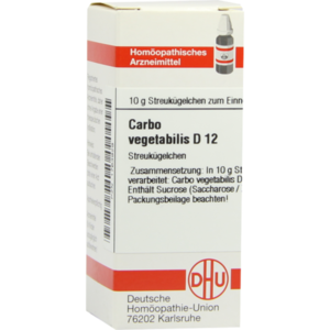 CARBO VEGETABILIS D 12 Globuli