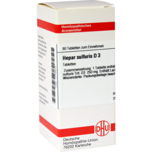 HEPAR SULFURIS D 3 Tabletten