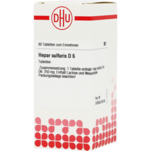 HEPAR SULFURIS D 6 Tabletten