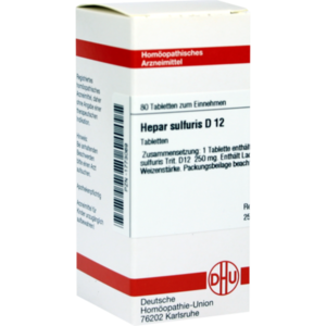 HEPAR SULFURIS D 12 Tabletten