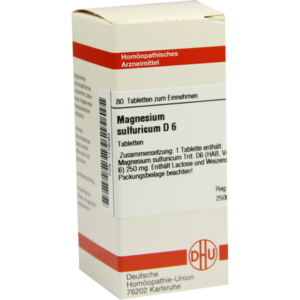 MAGNESIUM SULFURICUM D 6 Tabletten