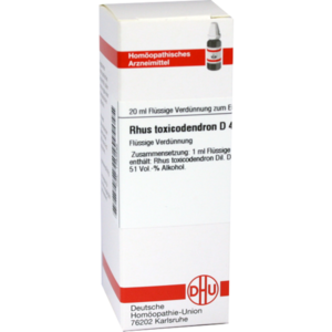 RHUS TOXICODENDRON D 4 Dilution