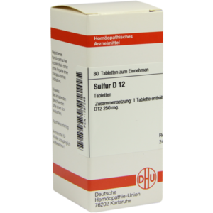 SULFUR D 12 Tabletten