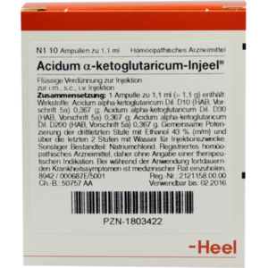 ACIDUM ALPHA-KETOGLUTARICUM Injeel Ampullen