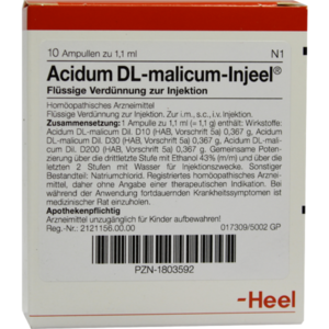 ACIDUM DL-malicum Injeel Ampullen