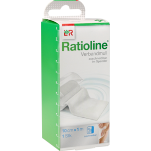 RATIOLINE acute Verbandmull 10 cmx1 m gerollt