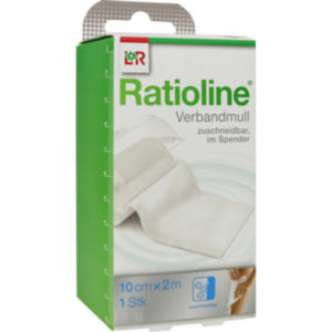 RATIOLINE acute Verbandmull 10 cmx2 m gerollt