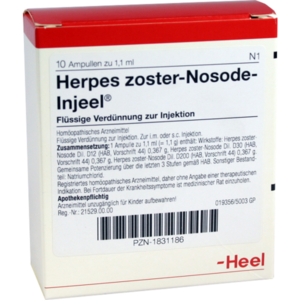 HERPES ZOSTER Nosode Injeel Ampullen