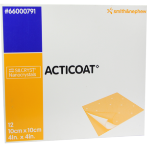 ACTICOAT 10x10 cm antimikrobielle Wundauflage